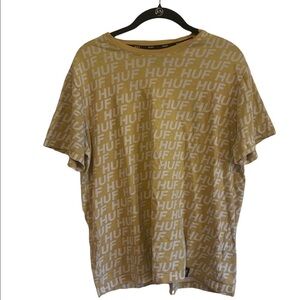 Mens Huf‎ off yellow tee